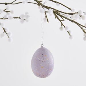 Speckled Egg Decoration Purple Purple