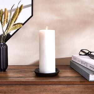 Candle Plate, 12cm Black
