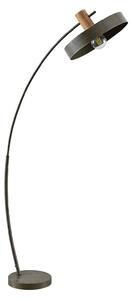 Lindby Tarin floor lamp, iron and Norway spruce