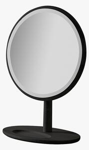 Rebecca Oak Dressing Table Mirror in Black