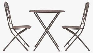 Bellini Outdoor Bistro Set in Noir