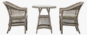 Lingerer Outdoor Bistro Set in Stone