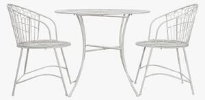 High Tea Outdoor Bistro Set in Vanilla
