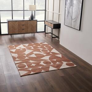 Pacific Lifestyle Geometric Design Rectangle Indoor Outdoor Rug