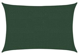 Sunshade Sail 160 g/m² Dark Green 2.5x4 m HDPE