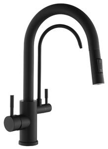 Kitchen faucet Eco Fresh black mat