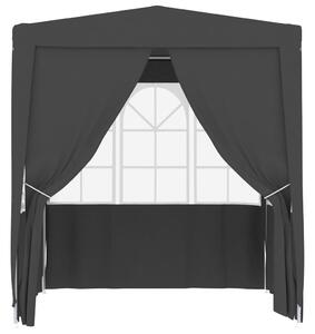 Professional Party Tent Side Walls 2.5x2.5 m Anthracite 90 g/m²