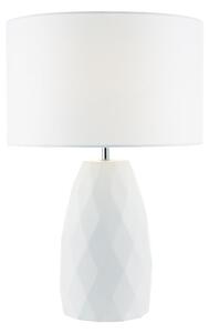 Dar CIA422 Ciara Table Lamp With White Linen Shade