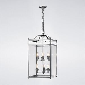 IL31104 Aston 6 Light Chrome Ceiling Lantern