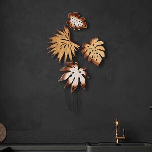 Parklane Metal Tropicana Wall Art in Brown and Gold