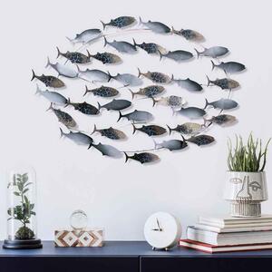 Parklane Metal Aurelian Aquatic Wall Art in Black and White