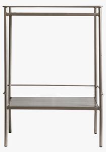 Dalia Silver and Marble Side Table