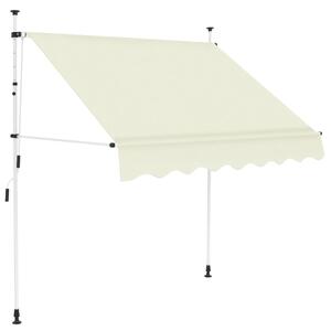 Manual Retractable Awning 200 cm Cream