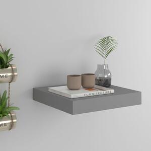 Floating Wall Shelf Grey 23x23.5x3.8 cm MDF