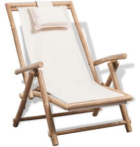 Outdoor Deck Chair Bamboo