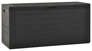 Garden Storage Box Anthracite 116x44x55 cm