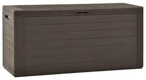 Garden Storage Box Brown 116x44x55 cm