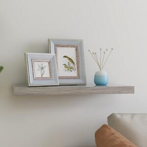 Floating Wall Shelf Concrete Grey 60x23.5x3.8 cm MDF