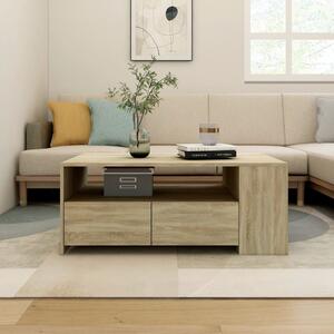 Coffee Table Sonoma Oak 102x55x42 cm Engineered Wood