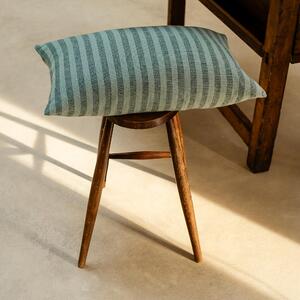 Pine Green Pembroke Stripe Wool Cushion Cover | 50 x 50cm | Piglet in Bed