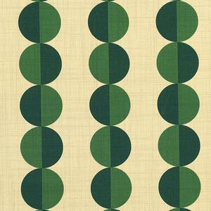 ANTE DECOR Valencia Printed Cotton Fabric Emerald