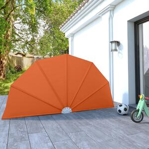 Collapsible Terrace Side Awning Terracotta 160 cm