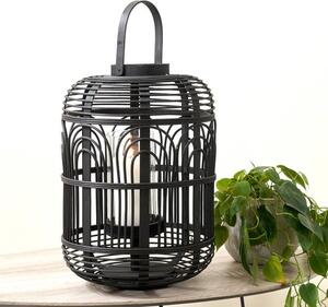 Bamboo and Glass Lantern