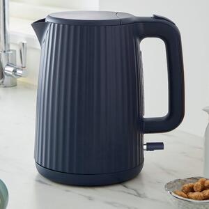 Textured Ribbed Plastic Kettle 1.7L