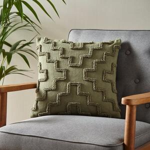 Loop Tufted Geometric Cushion Cover