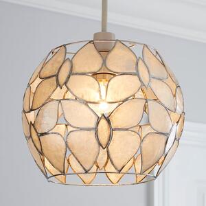 Butterfly Capiz Easy Fit Pendant Shade