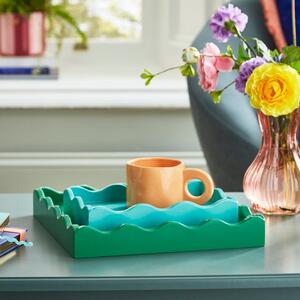 Sophie Robinson Set of 2 Wavy Edge Trays