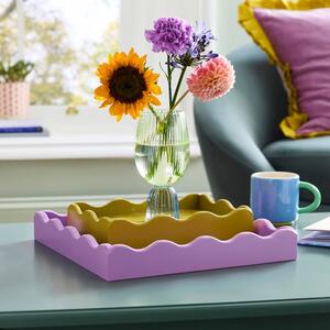 Sophie Robinson Set of 2 Wavy Edge Trays