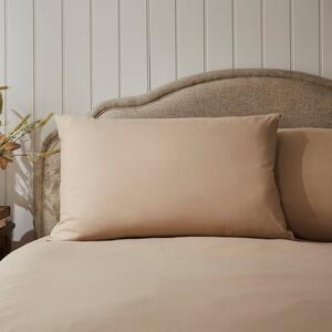 Super Soft Microfibre Plain Standard Pillowcase Pair