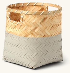 Basket - Bamboo. 24 x 24 cm. - Warm Grey - Søstrene Grene