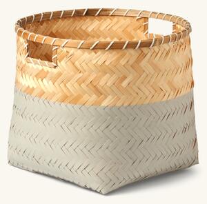 Basket - Bamboo. 35 x 30 cm. - Warm Grey - Søstrene Grene