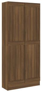 Book Cabinet Brown Oak 82.5x30.5x185.5 cm Engineered Wood