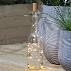 Wine Bottle Micro String Lights Clear