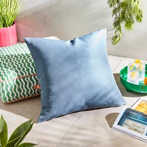 Plain Square Large Outdoor Cushion Pacific Blue