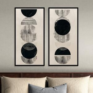 Set of 2 Unbound Creativity Framed Prints Black