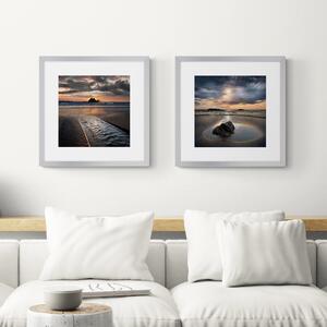 Set of 2 Thousand Miles Deep & Perfect Fit Framed Prints Blue