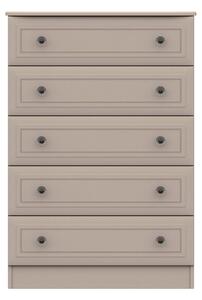 Portia 5 Drawer Chest Earth (Brown)