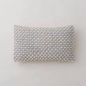 Jersey Bobble Cushion Blue/White/Pink