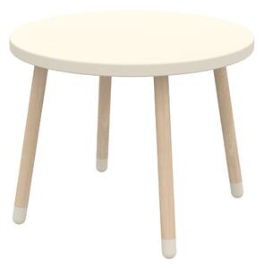 FLEXA Dots play table Ø60 cm Cream