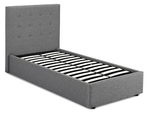 Lucca Upholstered Ottoman Bed Grey