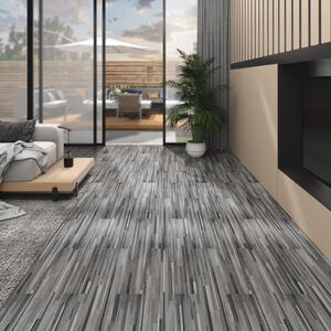 Non Self-adhesive PVC Flooring Planks 4.46 m² 3 mm Striped Grey