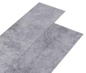 Self-adhesive PVC Flooring Planks 5.21 m? 2 mm Cement Grey