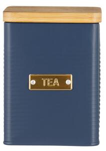 Otto Square Navy Tea Canister Navy (Blue)