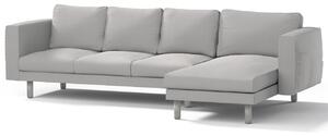 Norsborg 4-seat sofa with chaise longue cover