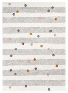 Stripes and Dots beige rug 160x230cm