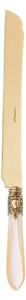 OXFORD GOLD CAKE AND PIE KNIFE - Ivory
